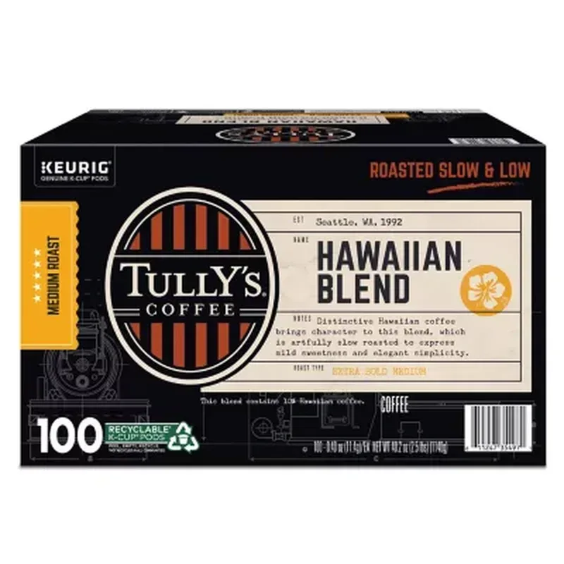Tully'S Coffee K-Cup Pods, Hawaiian Blend (100 Ct.) - Image 15