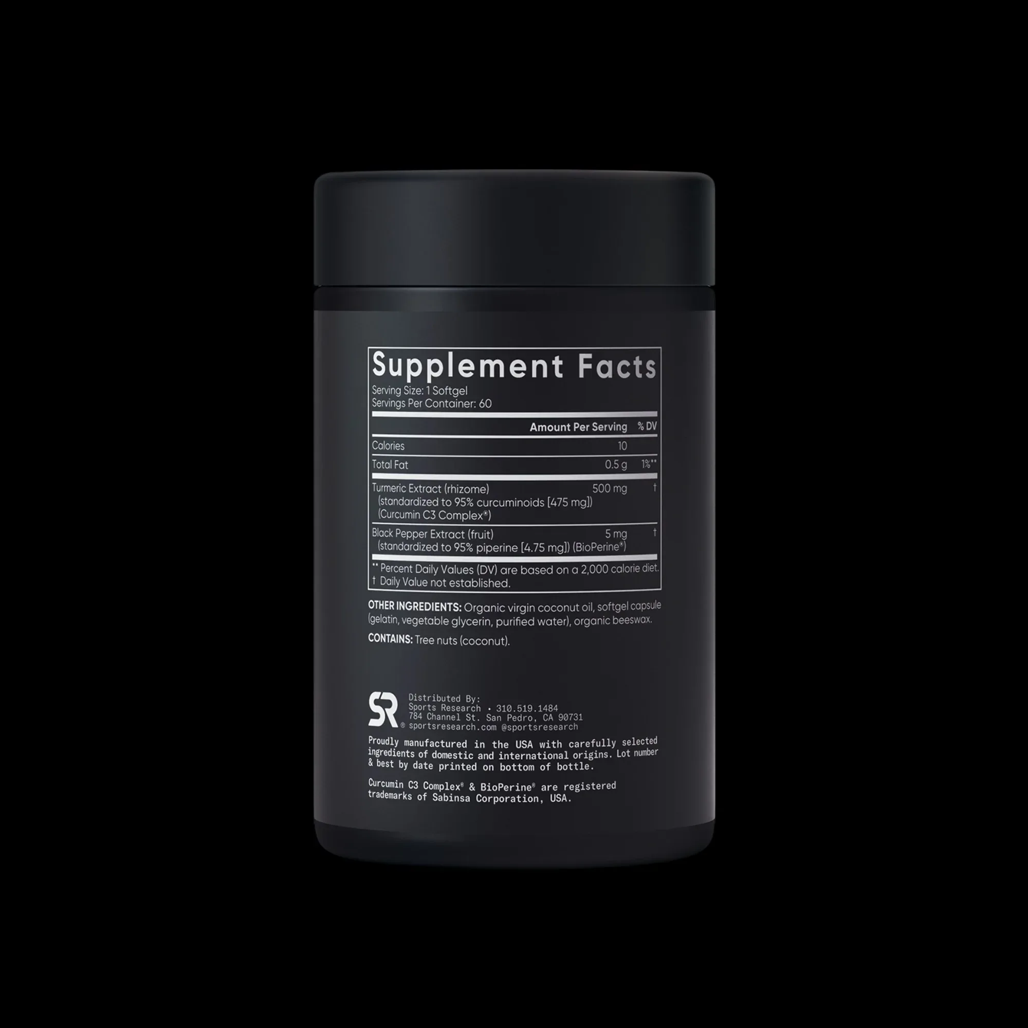 Turmeric Curcumin with Coconut Oil and Bioperine® - Image 2