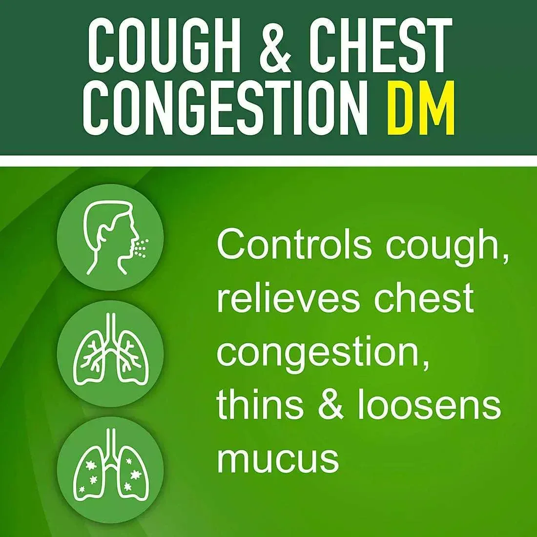 Tussin DM Cough + Congestion Relief, Raspberry Menthol, 12+ Years - Image 2