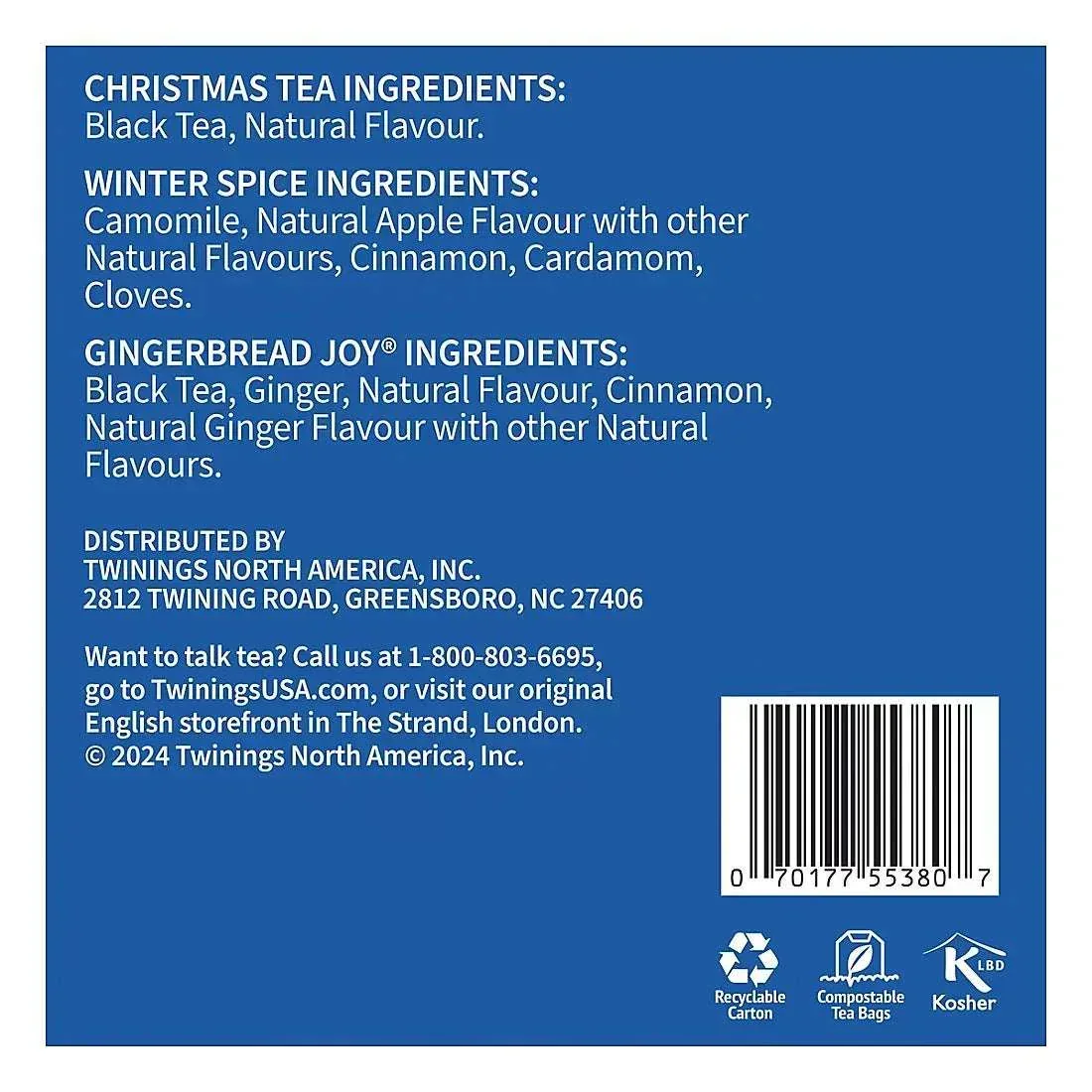 Twinings Winter Tea Collection Gift Set, 3 pk. - Image 5