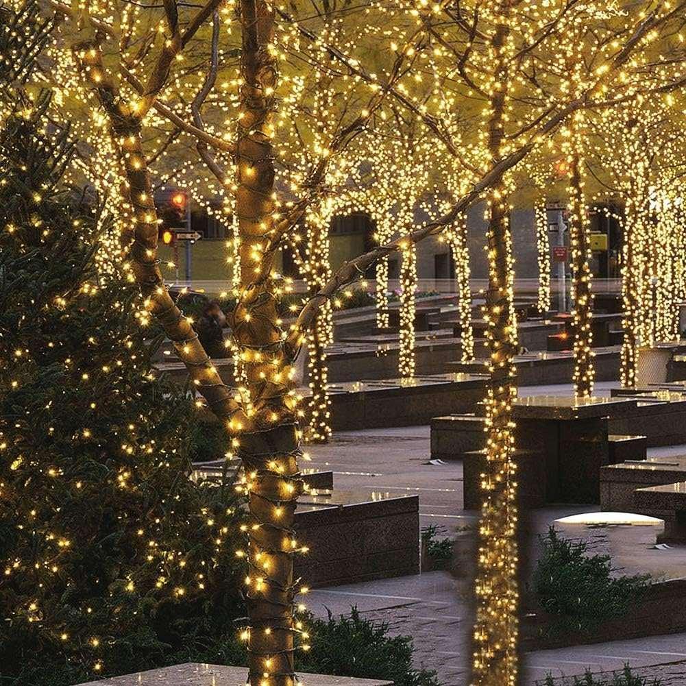 Twinkle Star Christmas Decorations String Lights, 8 Modes, Plug-In, UL Certified Christmas Lights, 200 LEDs, White, 66' for Thanksgiving 2025 Decor - Image 5