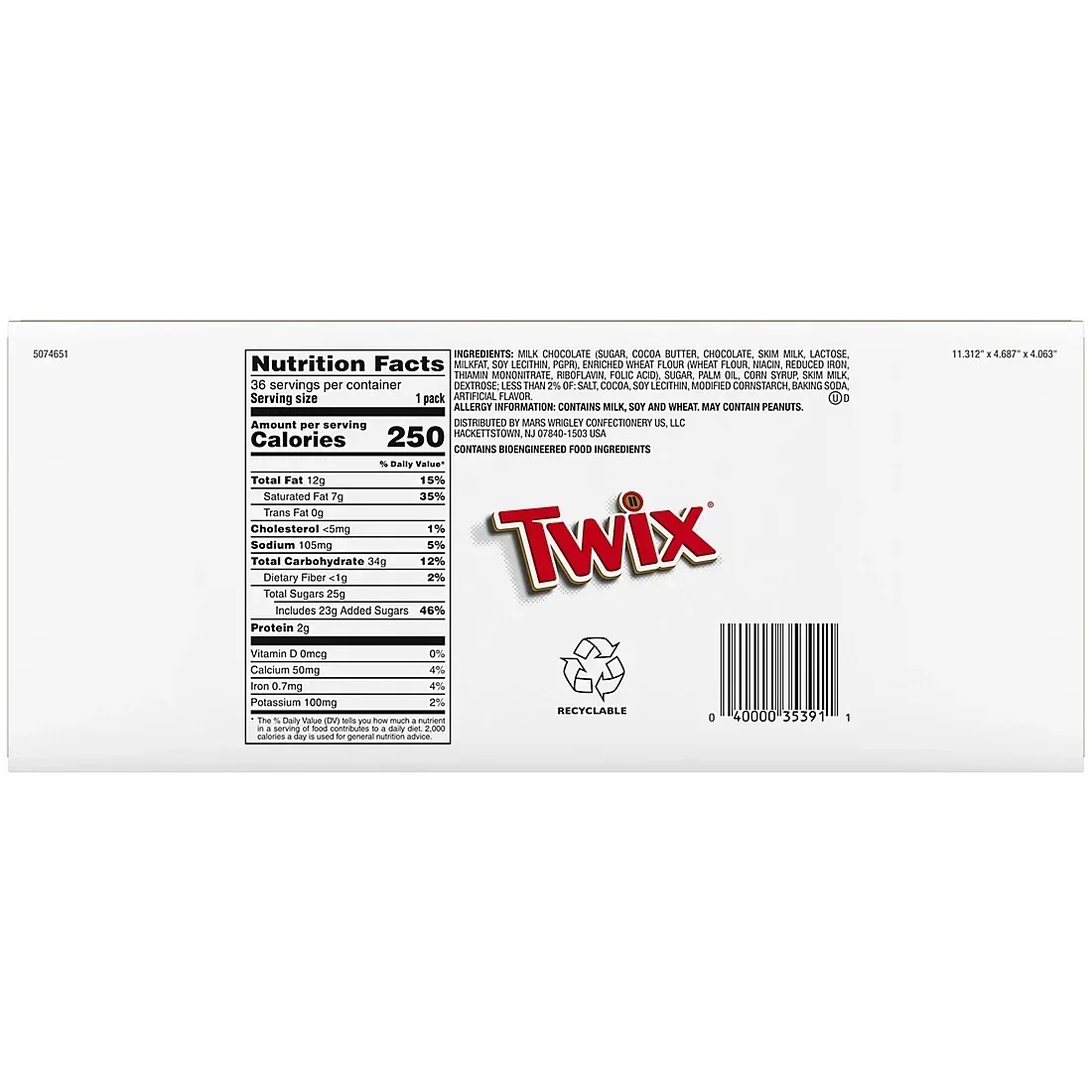Twix Caramel Cookie Chocolate Bars, 36 ct. - Image 6