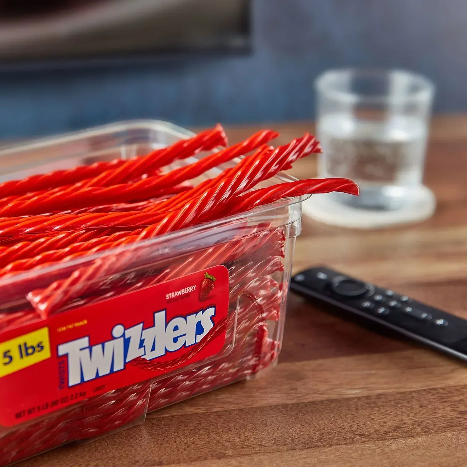 TWIZZLERS Strawberry Flavored Twists Tub, 5 lbs. - Image 3