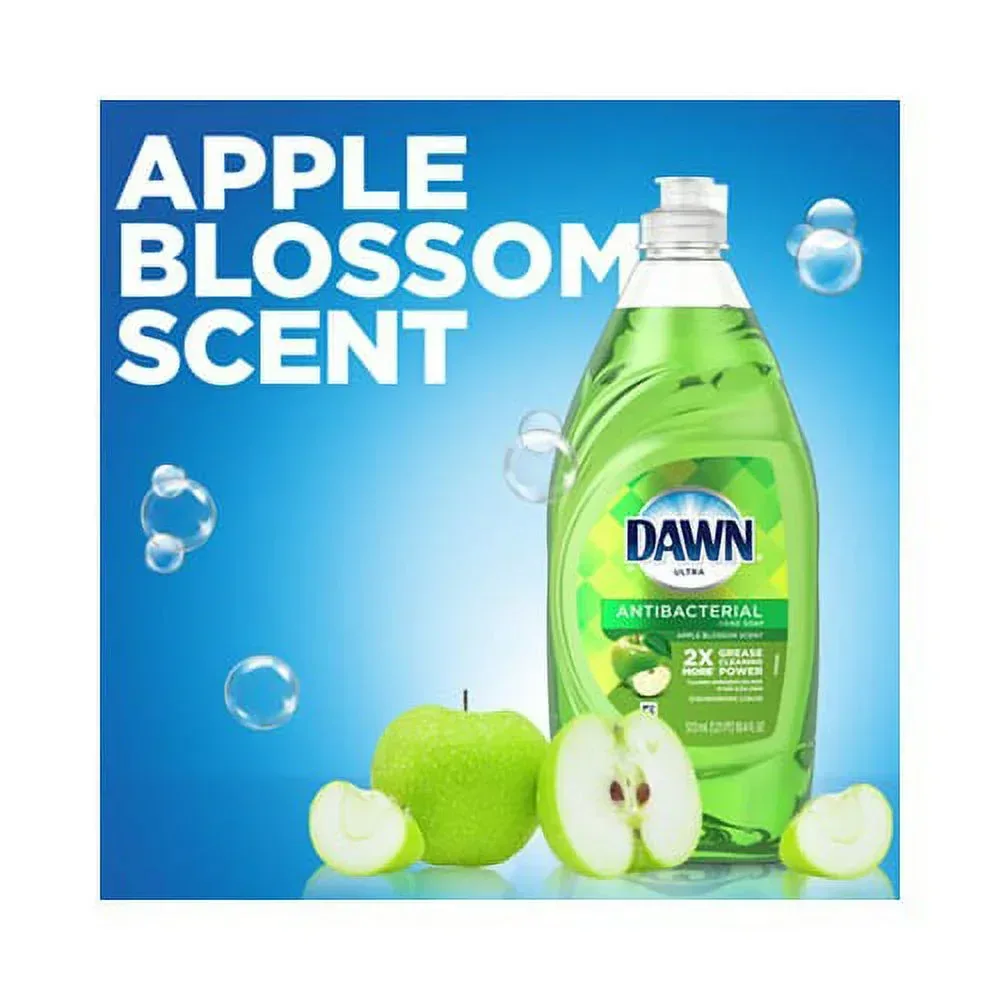 Ultra Antibacterial Dishwashing Liquid Apple Blossom, 40 oz Bottle - Image 2