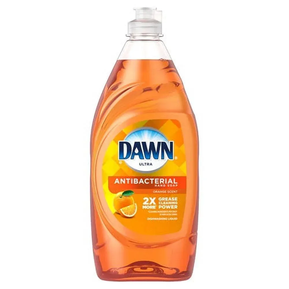 Ultra Antibacterial Dishwashing Liquid, Orange Scent, 28 Oz Bottle | Bundle of 2 Each - Image 6