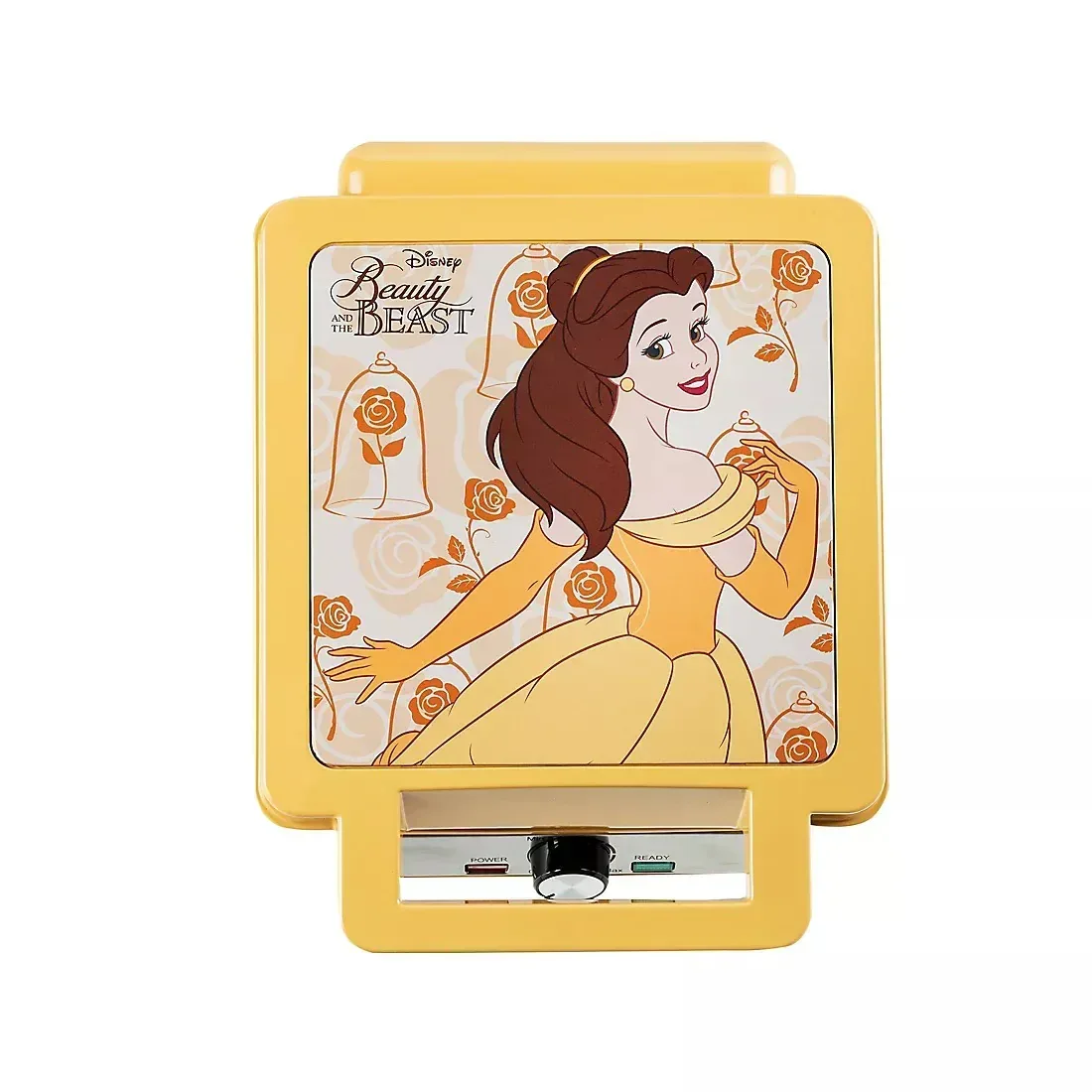 Uncanny Brands Disney Beauty and the Beast Waffle Maker