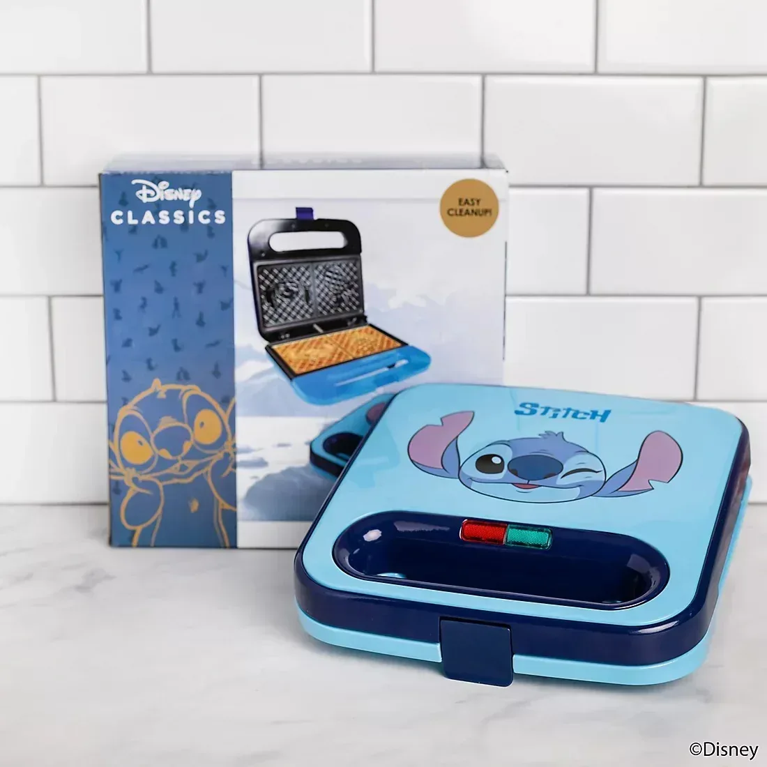 Uncanny Brands Disney Lilo and Stitch Waffle Maker - Image 3