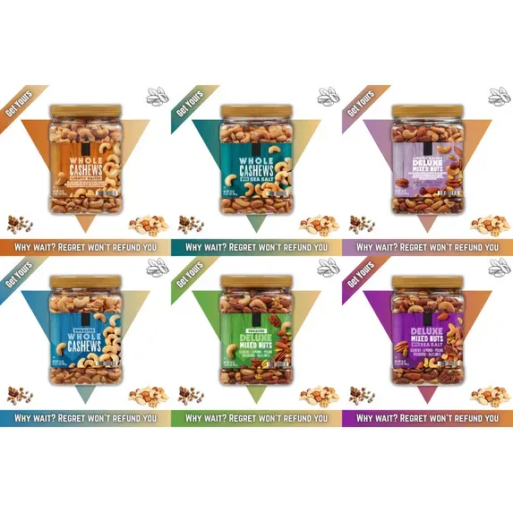 Unsalted Whole Cashews, 33 oz. - Image 5