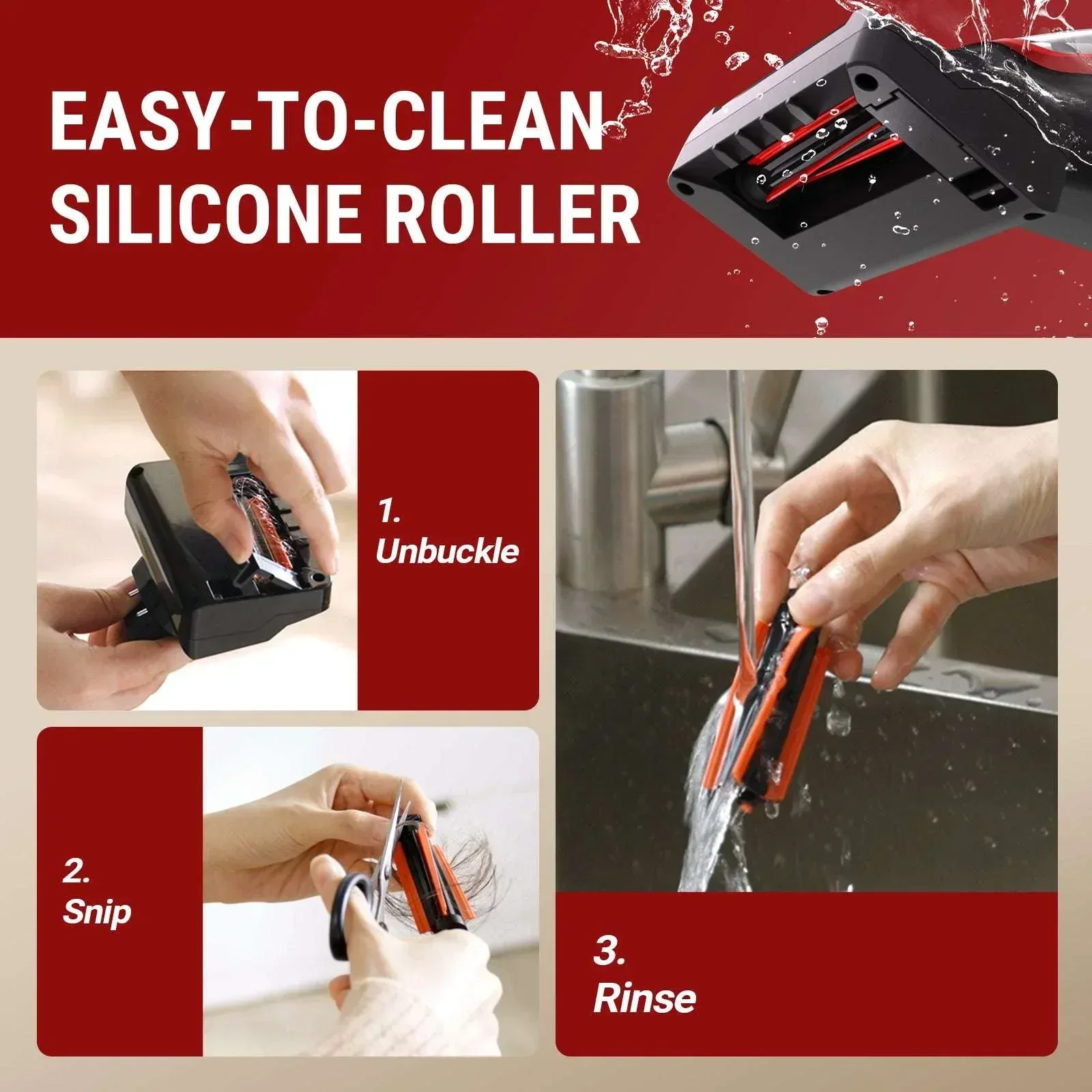 VacLife Cordless Handheld Vacuum, Car Vacuum Cleaner Rechargeable with Motorized Brush, Powerful Stair Vacuum - Image 5