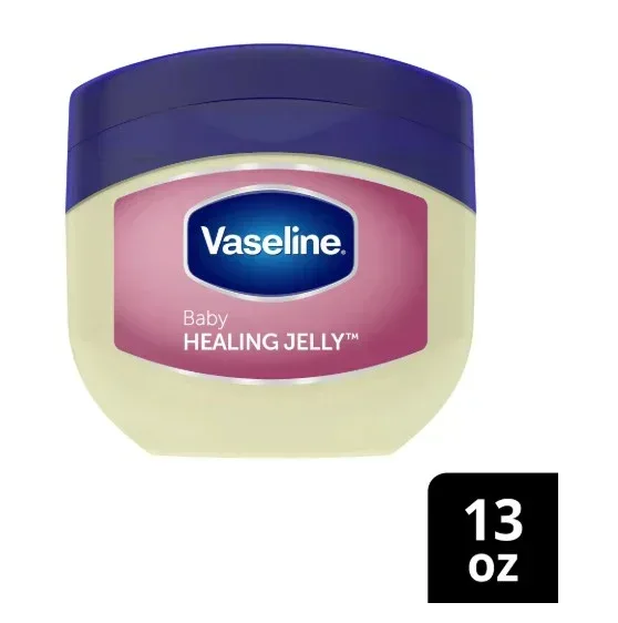 Vaseline Hypoallergenic Newborn Baby Oil Diaper Rash Cream Healing Petroleum Jelly, 13 oz - Image 2
