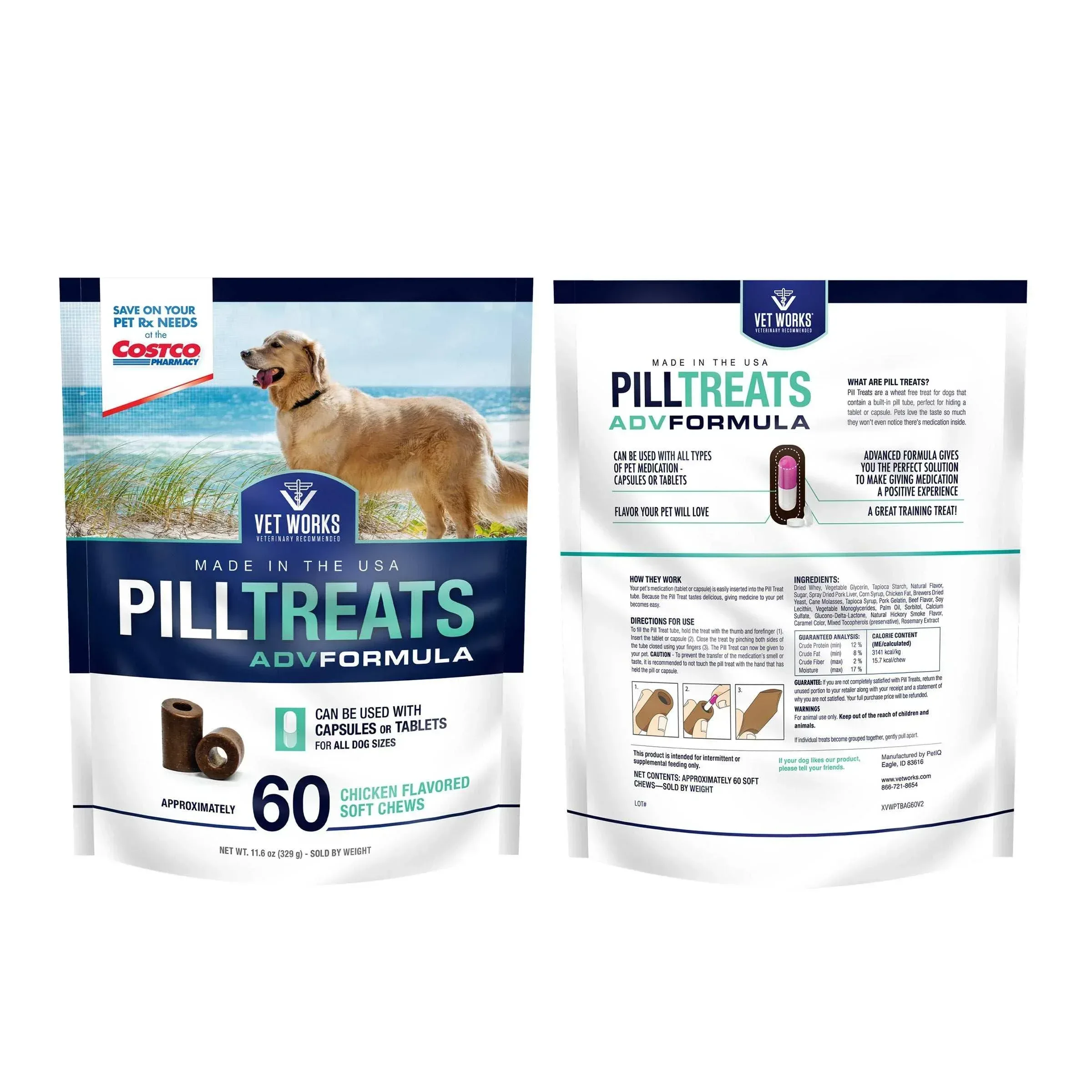 Vet Works Pill Treats, 120 Soft Chews - Image 2