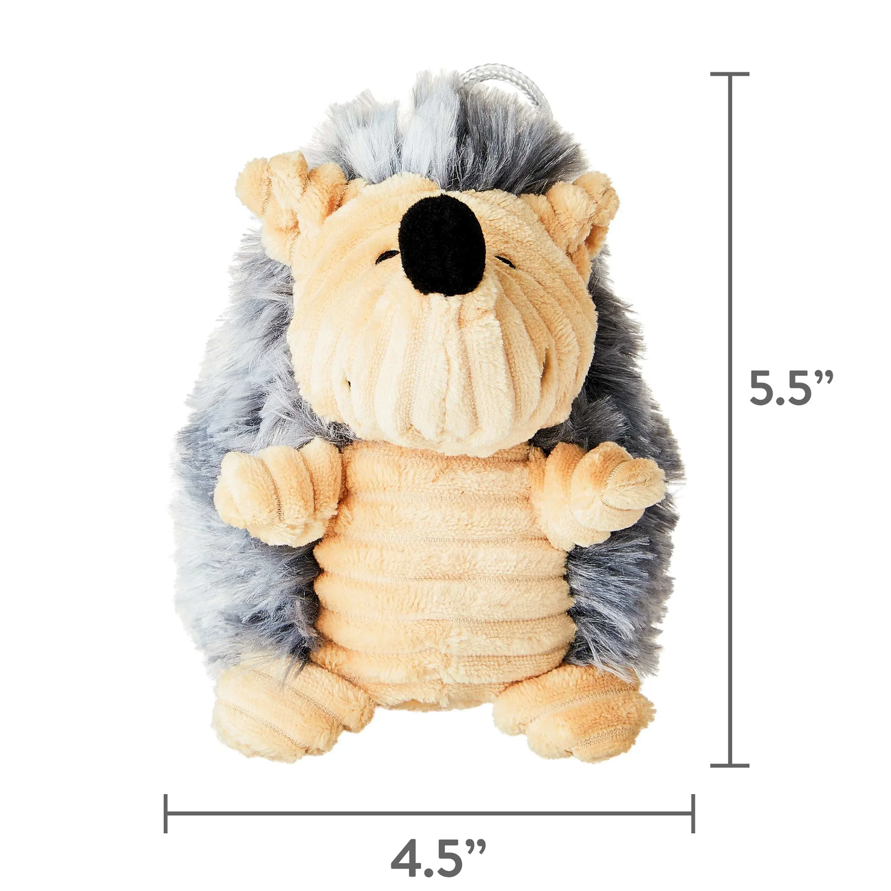 Vibrant Life Cozy Buddy Hedgehog Squeaky Dog Toy - Image 3