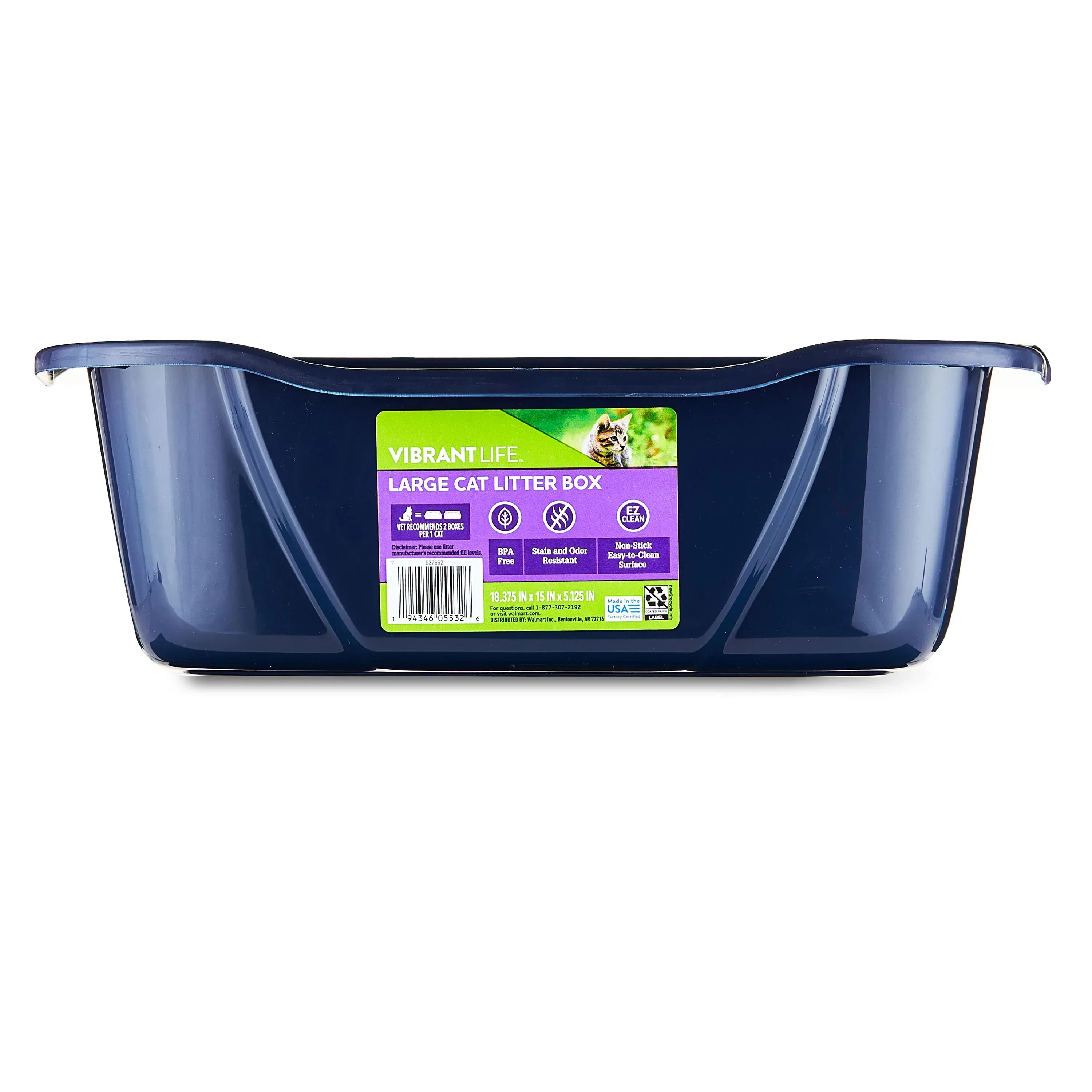 Vibrant Life Large Open Cat Litter Box - Image 4