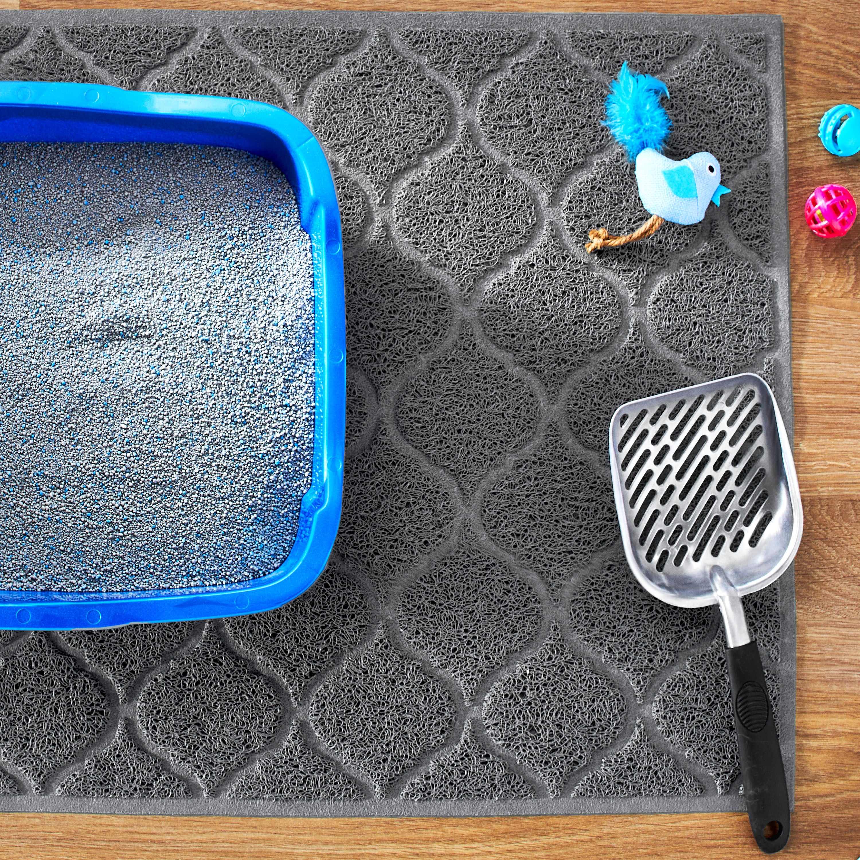 Vibrant Life Large Trapper Litter Mat, 35" x 23", Gray - Image 2