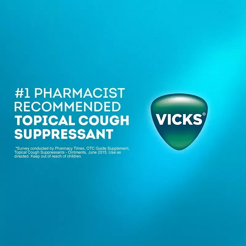 Vicks VapoRub Cough Suppressant Topical Analgesic Ointment, 2 pk./3.53 oz. - Image 5