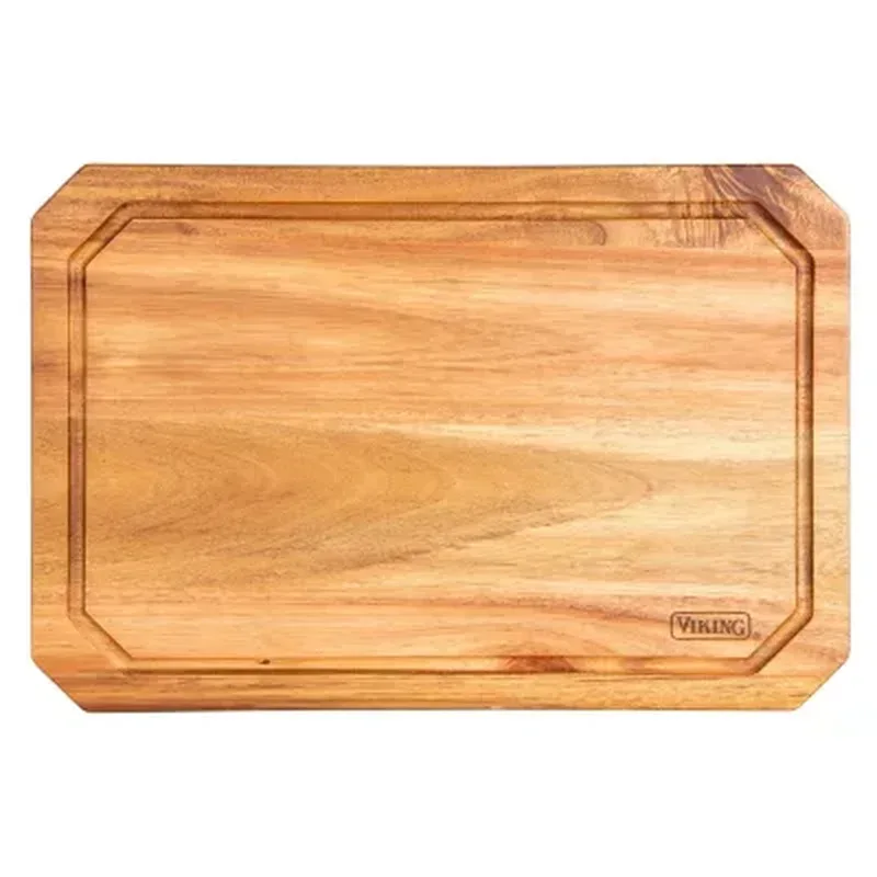 Viking Acacia Wood, Reversible Carving Board with Juice Well - Image 3