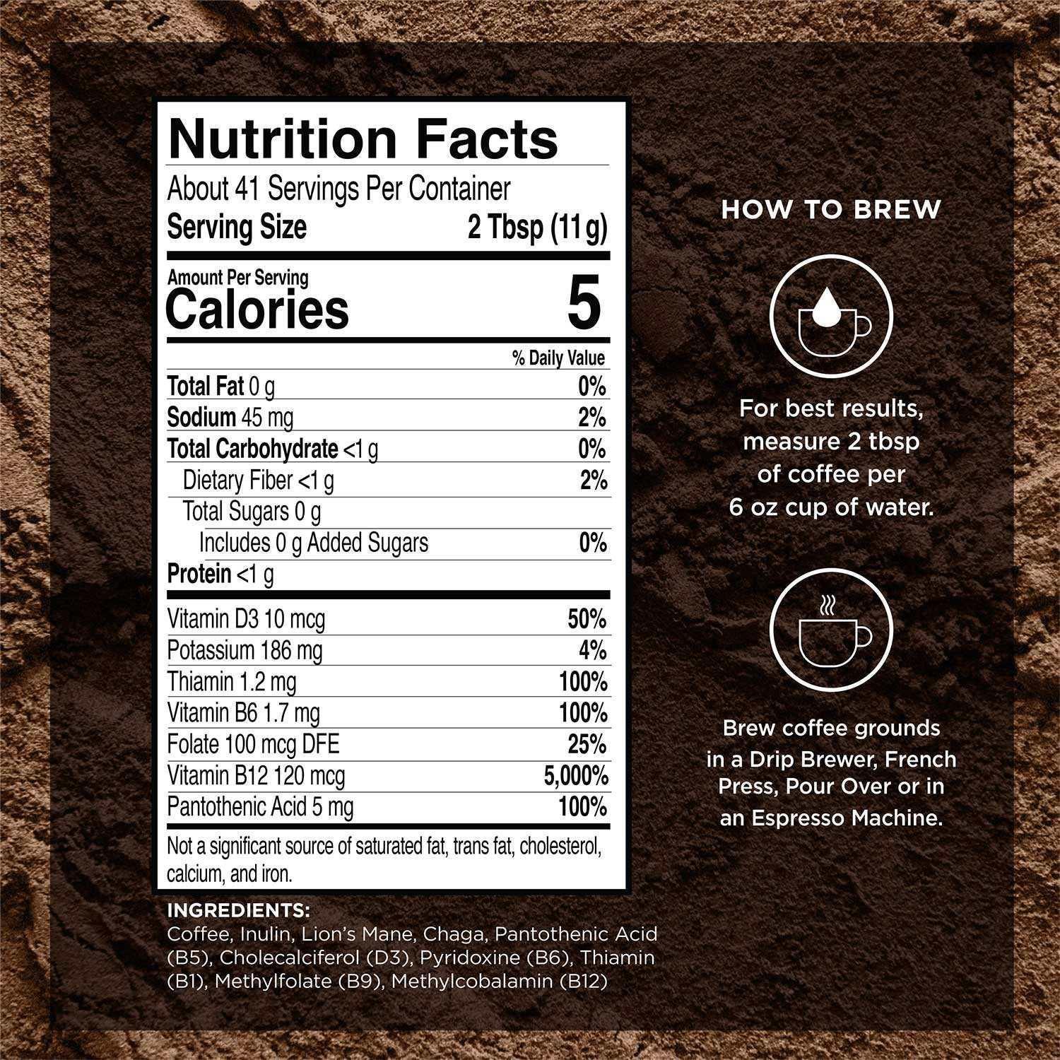 VitaCup Mushroom Focus Coffee, 16 oz. - Image 2