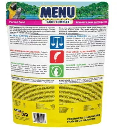 Vitakraft Menu Premium Parrot Food - Macaw, Amazon, Conure, and Parrot Food - Image 2