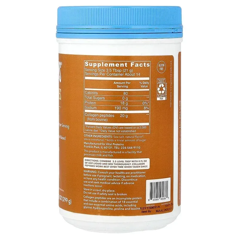 Vital Proteins, Collagen Peptides, Unflavored, 20 oz (567 g) - Image 23