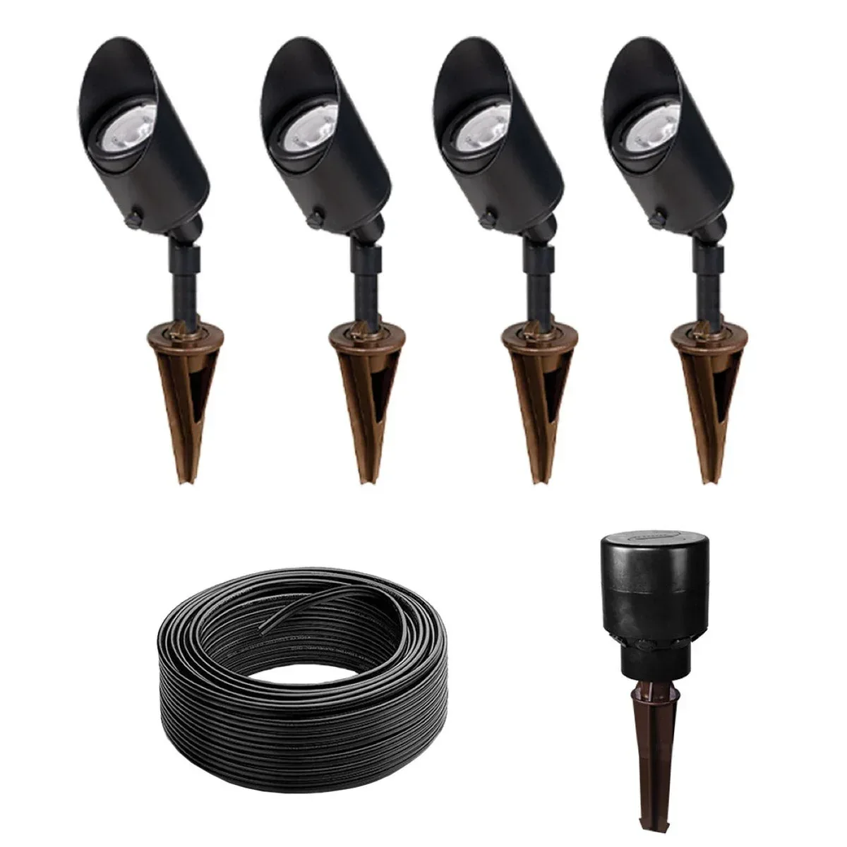 VOLT Low Voltage LED Outdoor Spotlight 4-pack Expansion Kit - Image 6