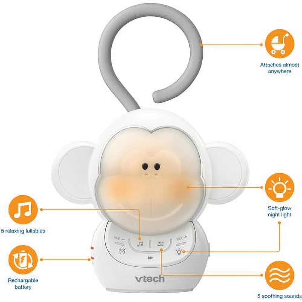 VTech BC8211 Myla the Monkey Baby Sleep Soother with White Noise Sound Machine Feature - Image 7