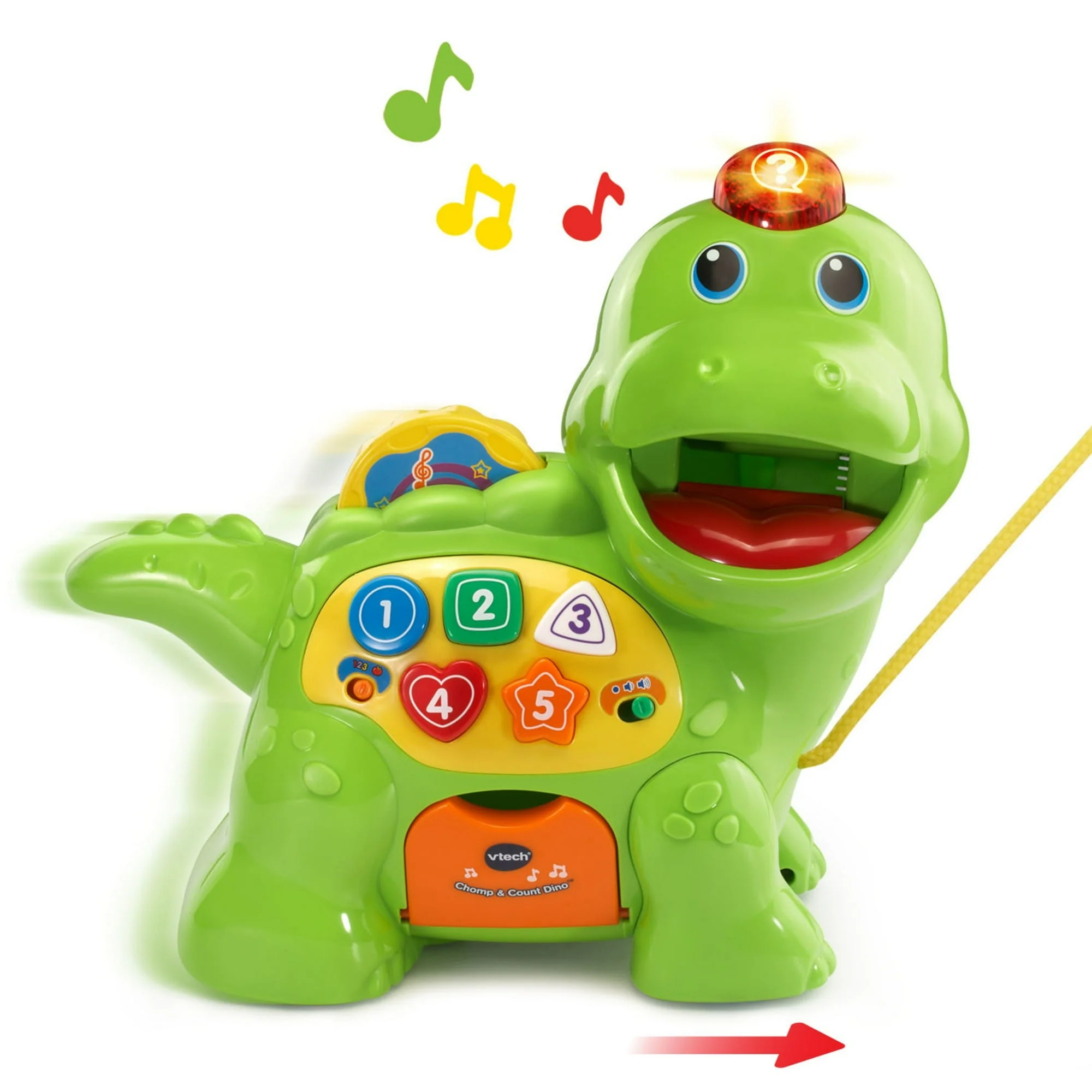VTech Chomp & Count Dino with Accessories, Baby and Toddler Toys - Image 4