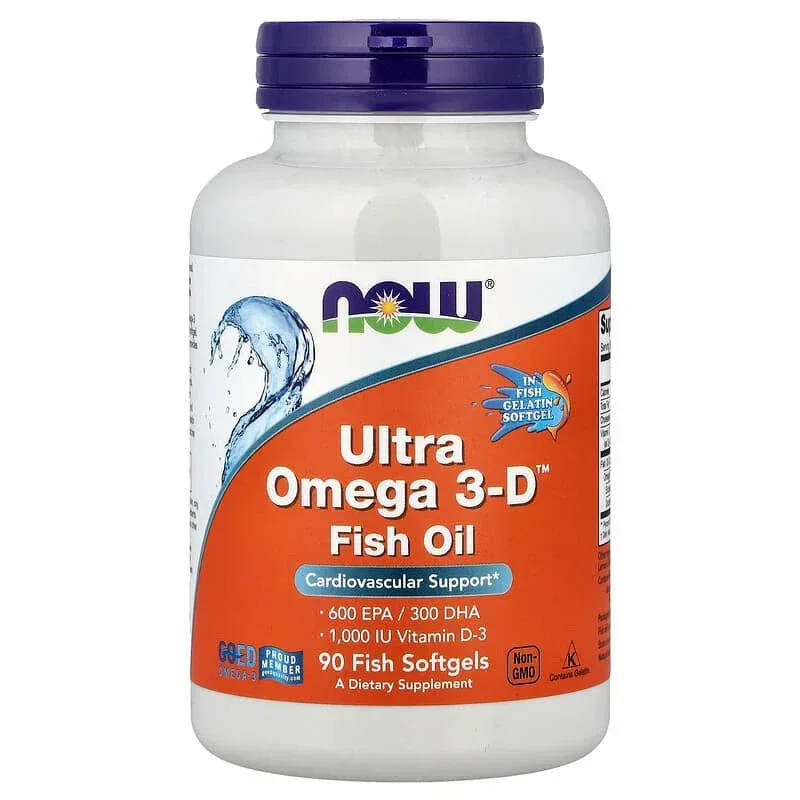 W Foods, Ultra Omega 3-D™ Fish Oil