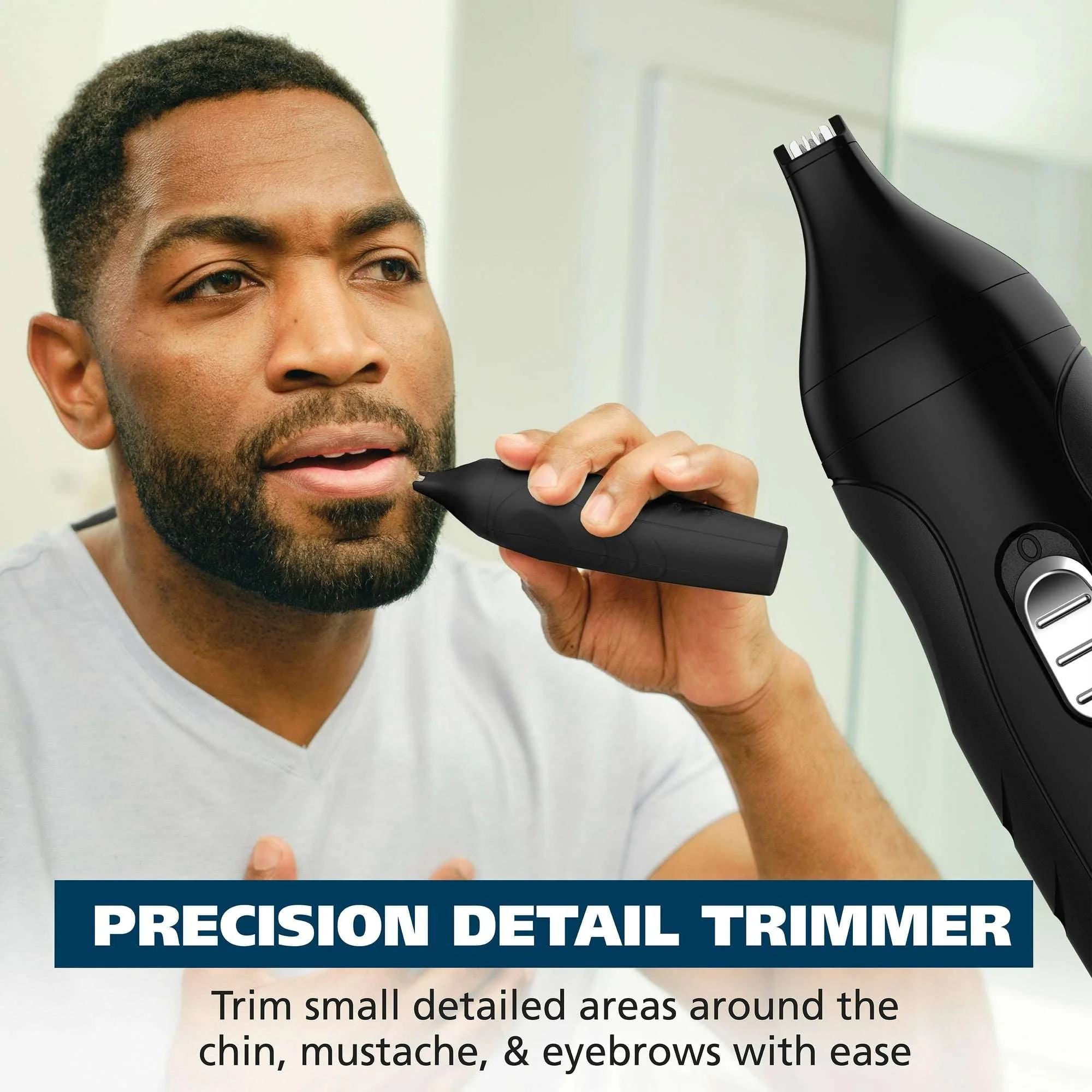Wahl All in One Rechargeable Beard, Mustache, Detail Trimmer for Men, Black, 05644 - Image 6