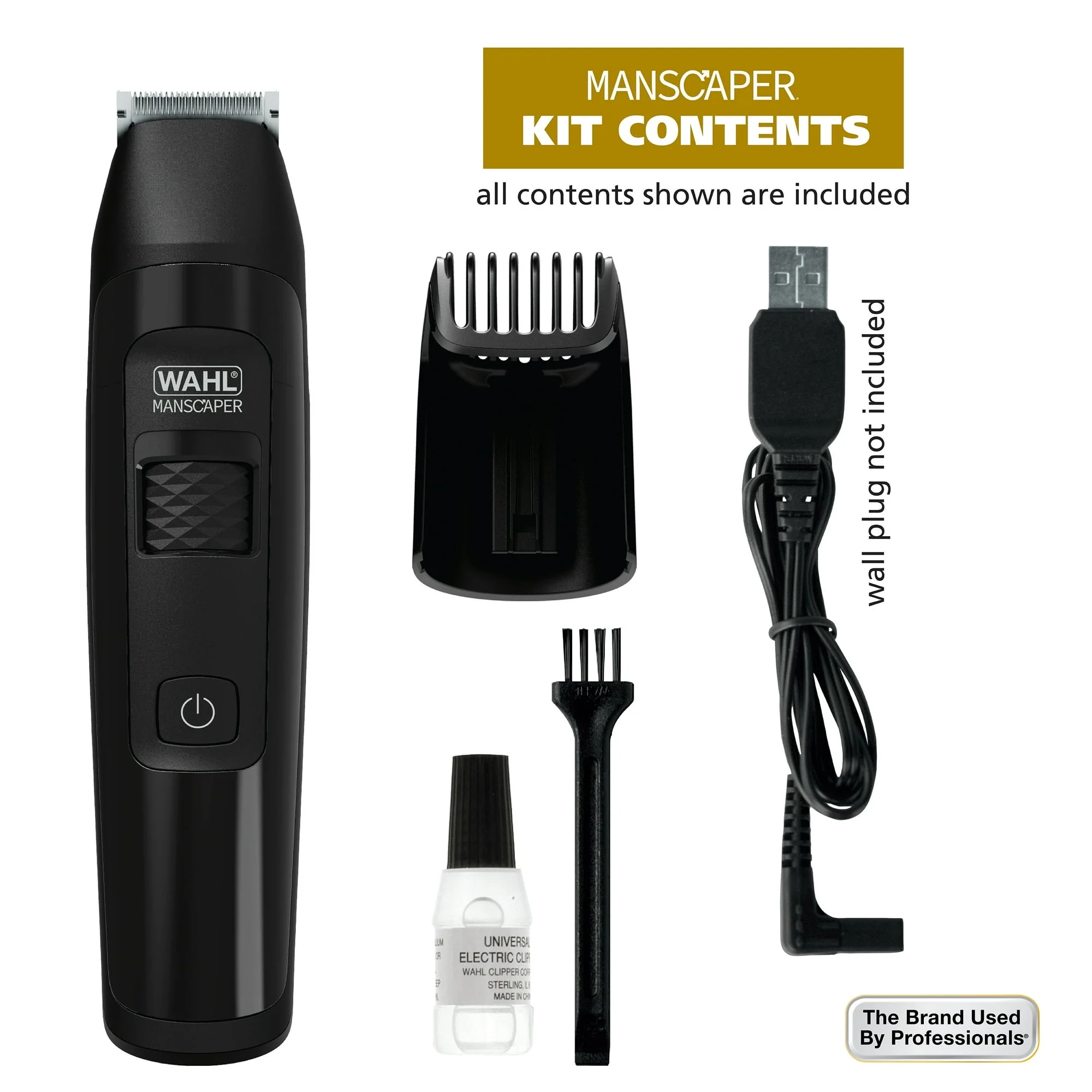 Wahl Manscaper Rechargeable Body Groomer for Men, Waterproof, Lithium Ion Battery, 1pc, Black - 5618-100 - Image 8