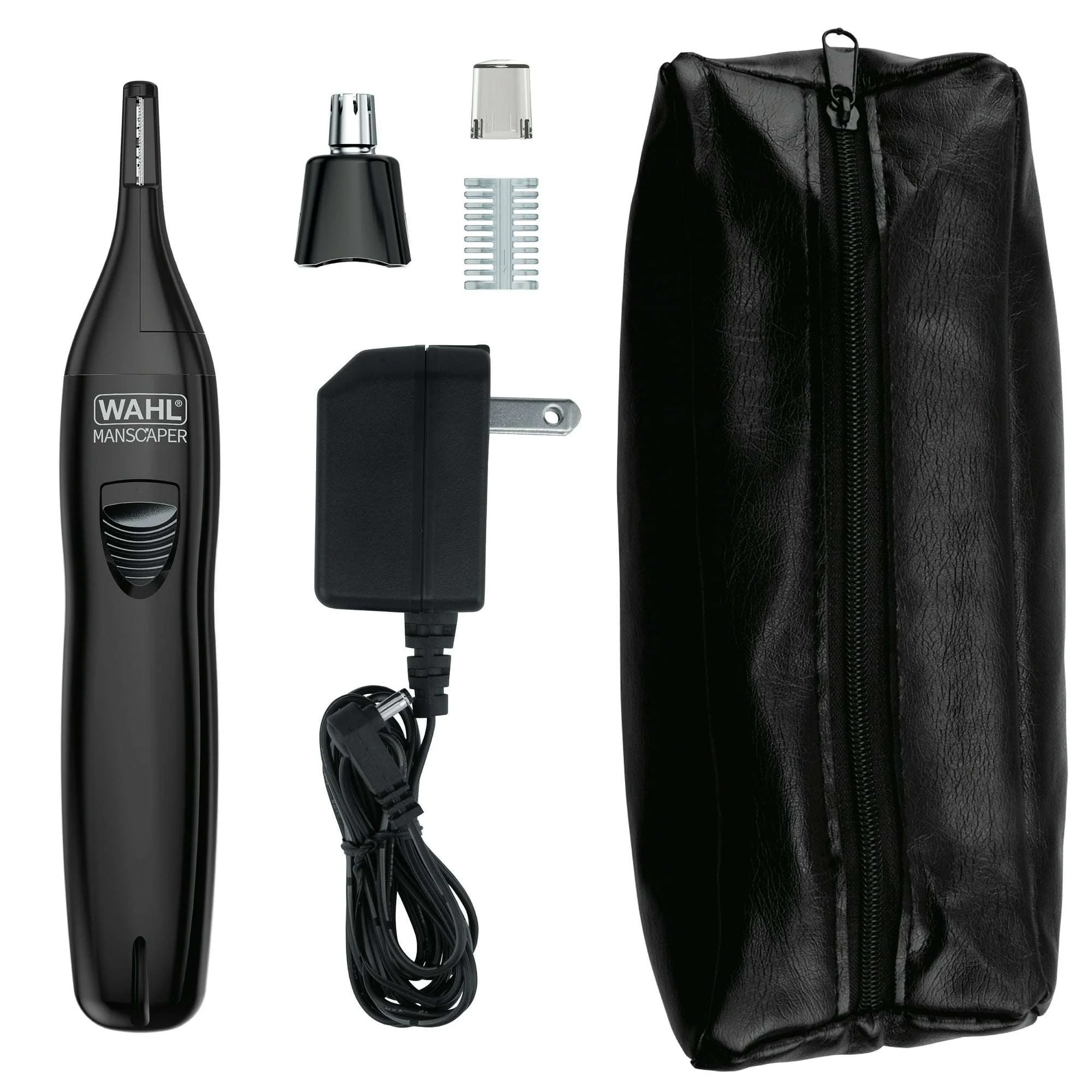 Wahl Manscaper Regulator, Rechargeable Ear, Nose, Brow Double Sided Men's Detail Trimmer, 9865-4701 - Image 2