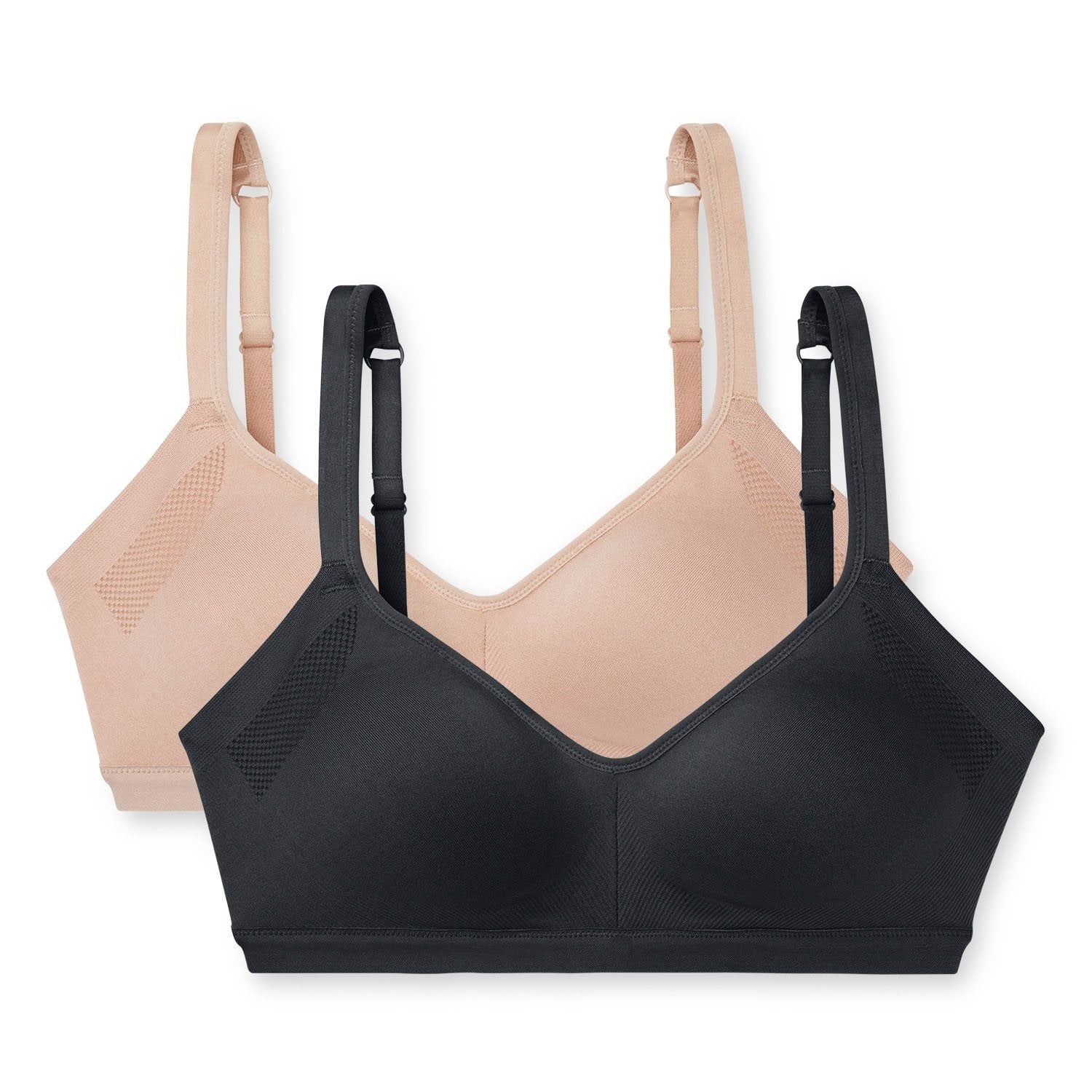 Warners Women's 2-Pack Wireless Lightly Lined Seamless Bra - Image 3