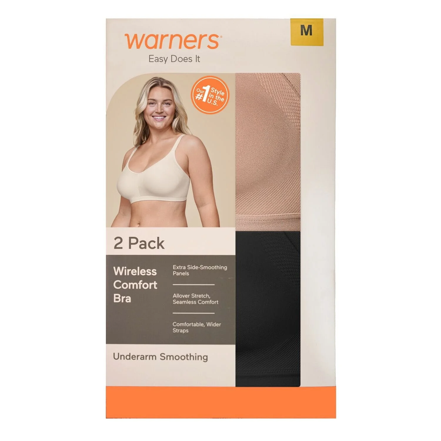Warners Women's 2-Pack Wireless Lightly Lined Seamless Bra - Image 6
