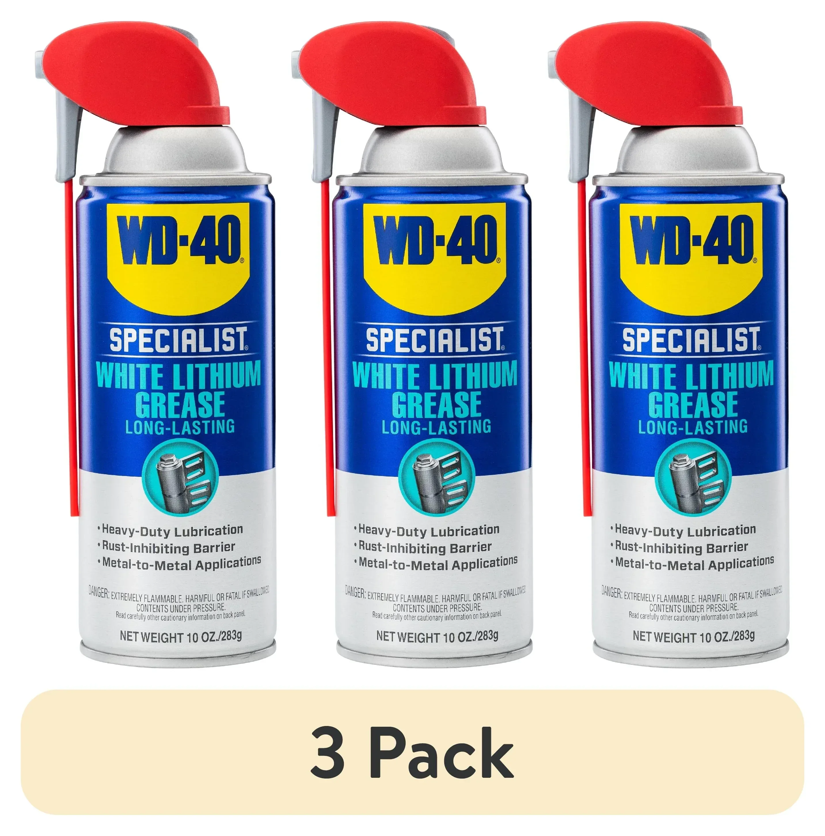 WD-40 Specialist White Lithium Grease Protective Spray, 10 oz - Image 11