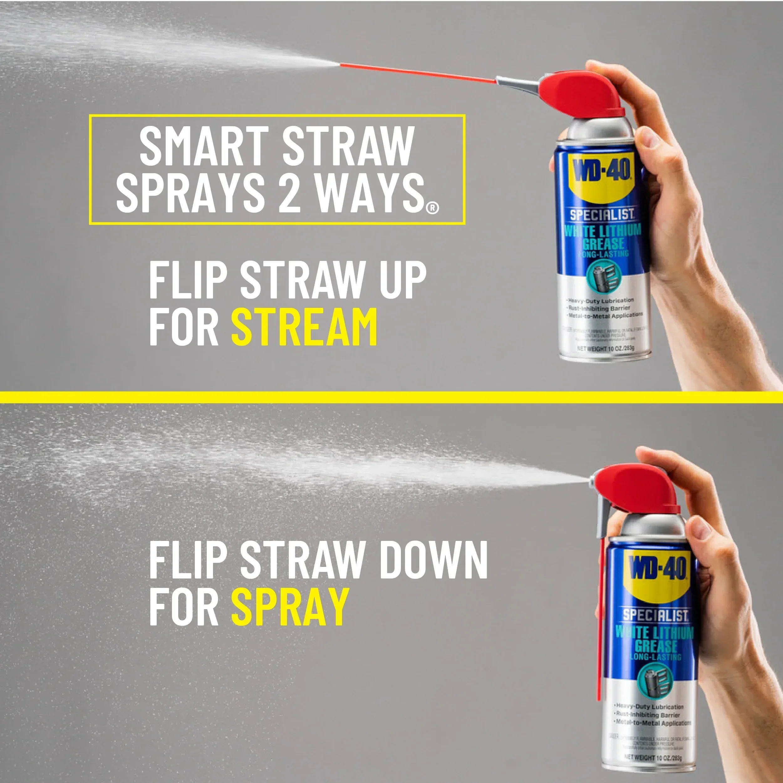 WD-40 Specialist White Lithium Grease Protective Spray, 10 oz - Image 3