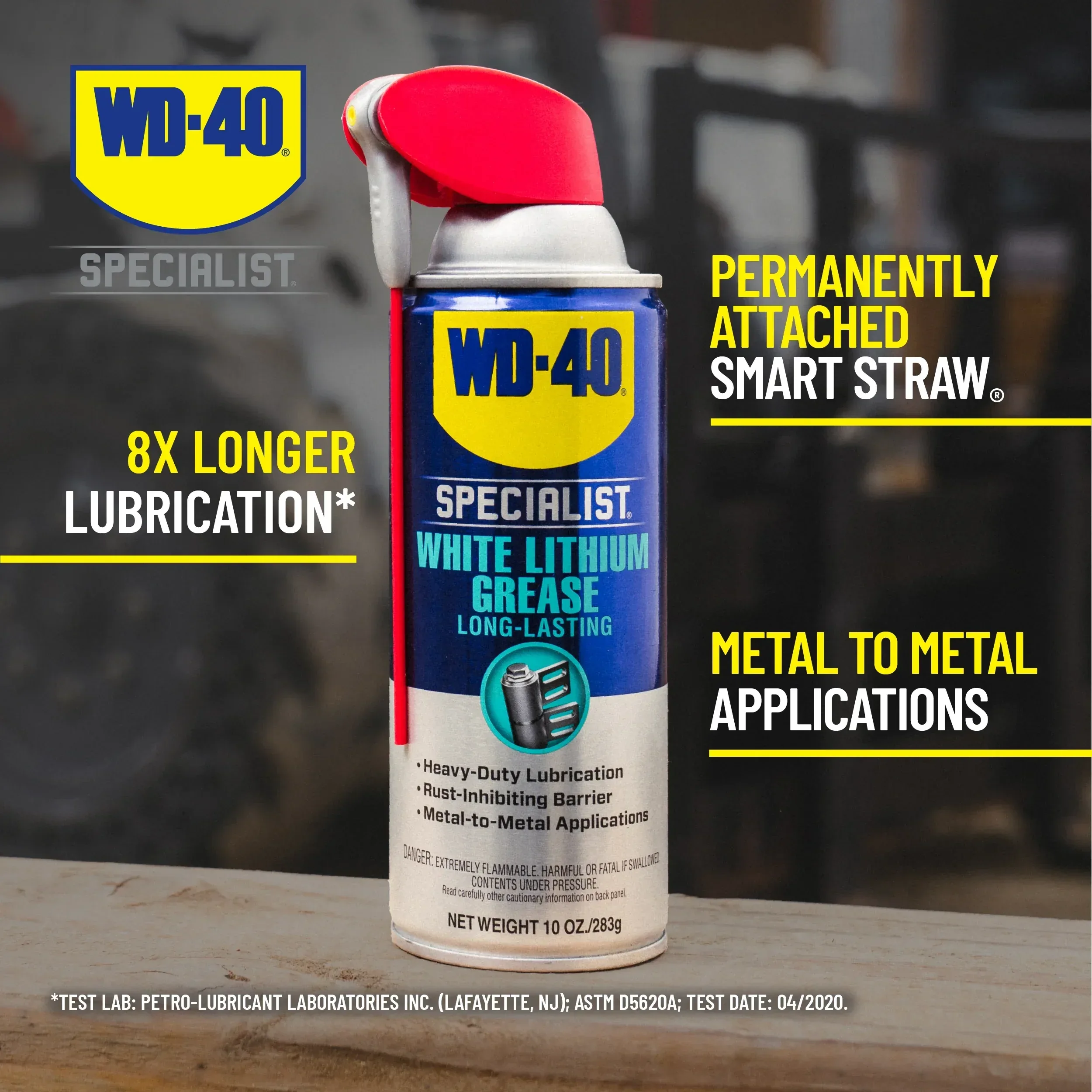 WD-40 Specialist White Lithium Grease Protective Spray, 10 oz - Image 4