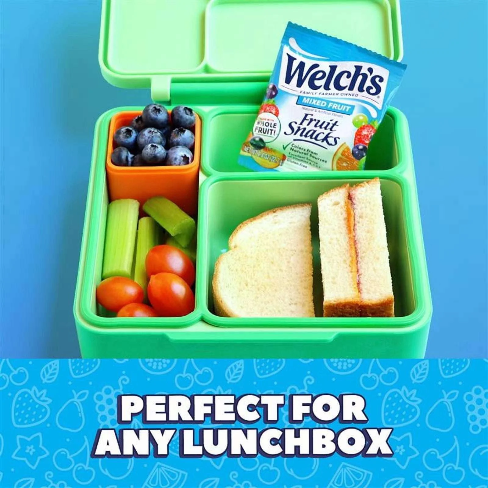 Welch's Fruit Snacks Gluten-Free Mixed Fruit Kids Snacks, Soft Snacks, 0.8 oz, 40 Count - Image 3