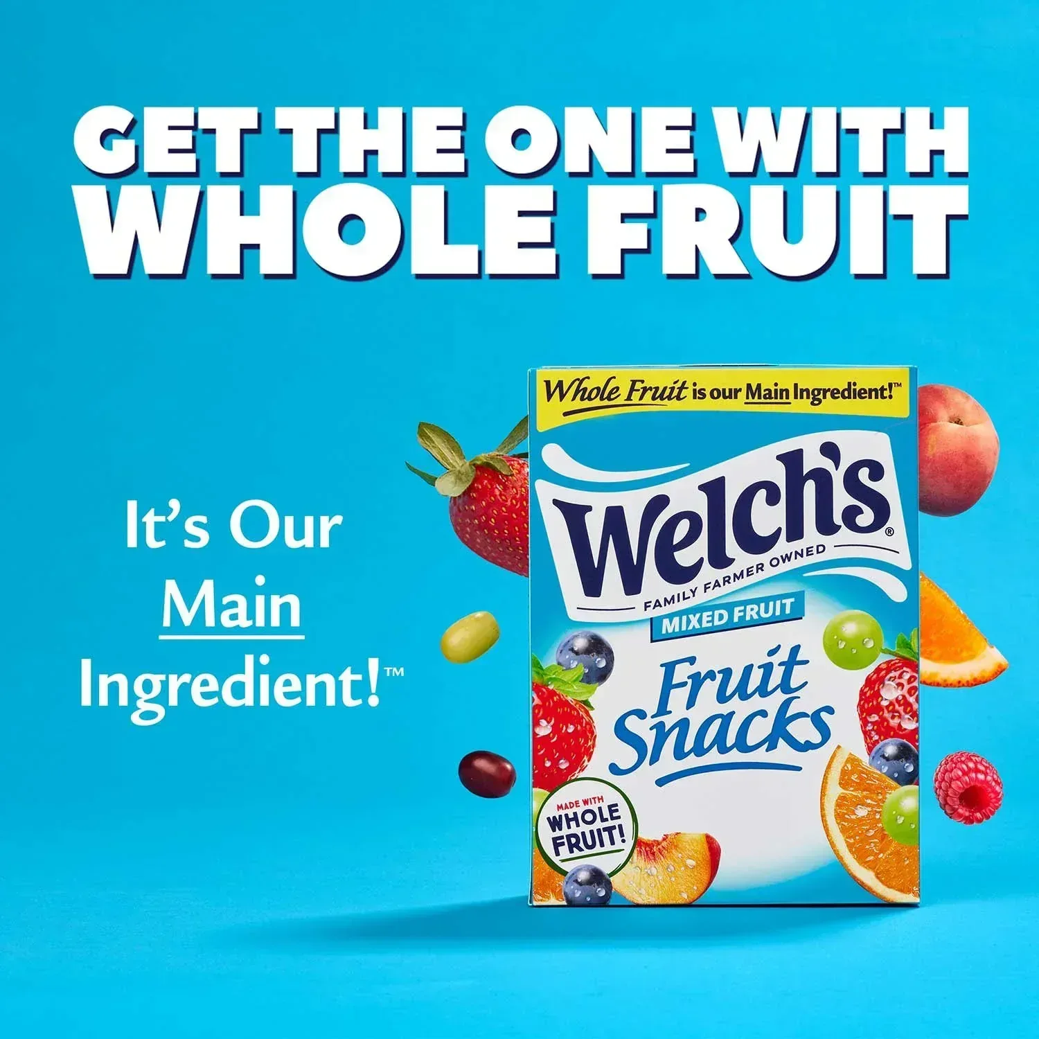 Welch's Mixed Fruit Fruit Snack, 0.8 oz, 90 pk. - Image 4
