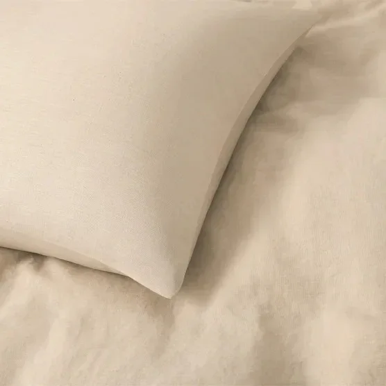 WelHome Cotton Linen Relaxed Duvet Cover, 3-piece Set - Image 15