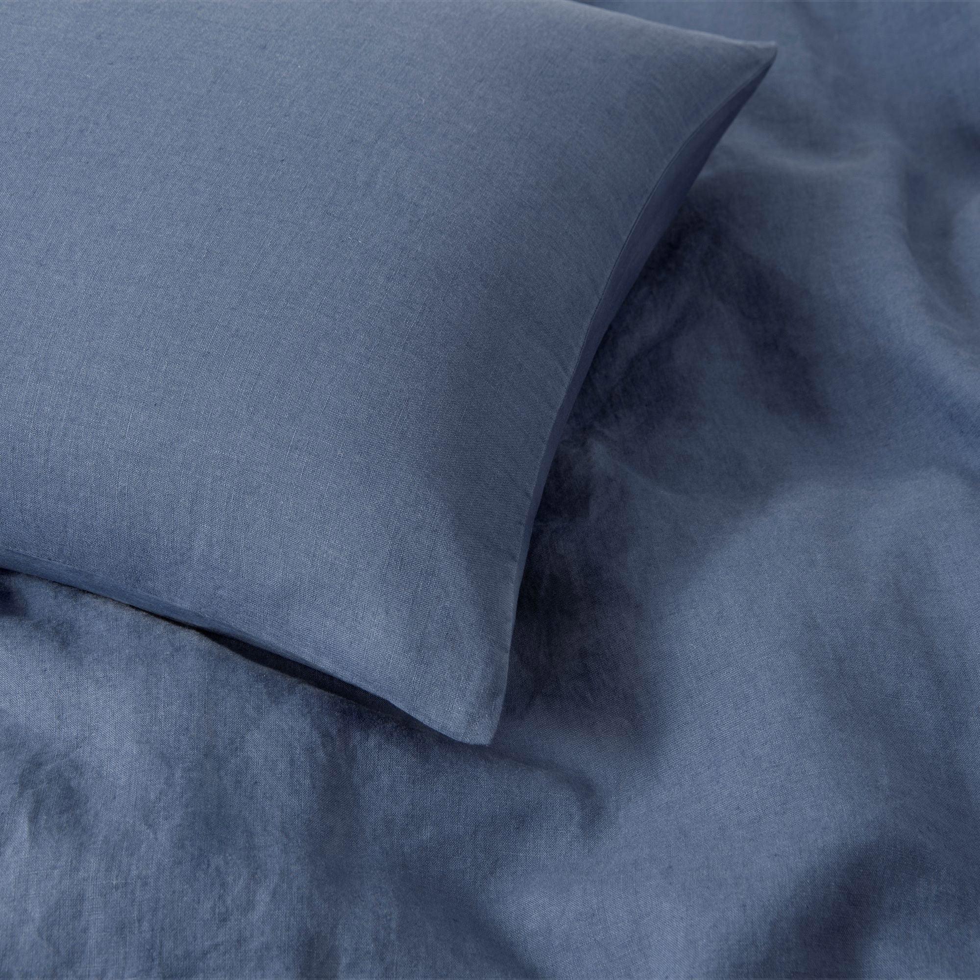 WelHome Cotton Linen Relaxed Duvet Cover, 3-piece Set - Image 3