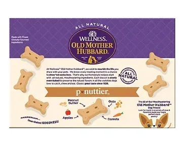 Wellness Old Mother Hubbard Classic P'Nuttier Natural Mini Oven-Baked Dog Treats, 7 lbs. - Image 2