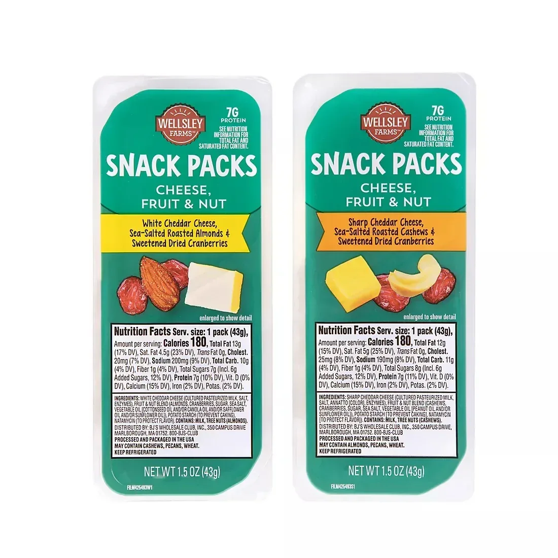 Wellsley Farms Cheese Fruit & Nut Snack Packs, 12 pk. - Image 3