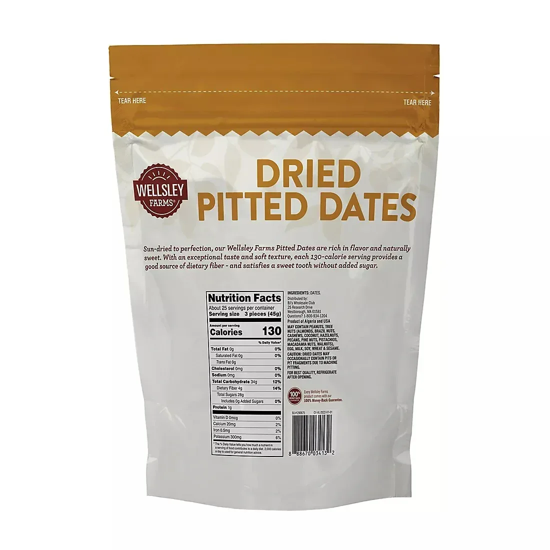 Wellsley Farms Dried Pitted Dates, 2.5 lbs. - Image 2