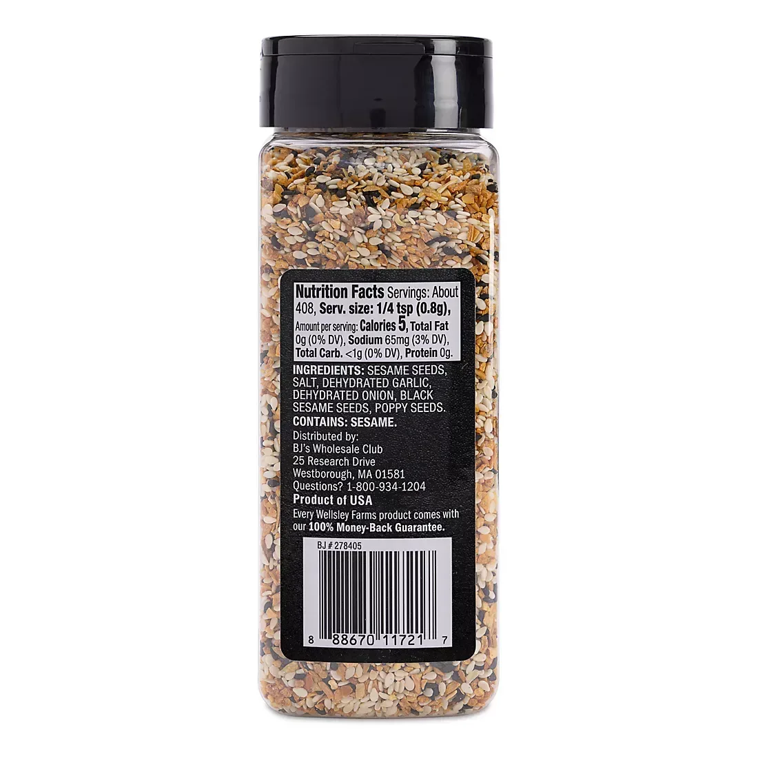 Wellsley Farms Everything Bagel Seasoning, 11.5 oz. - Image 3
