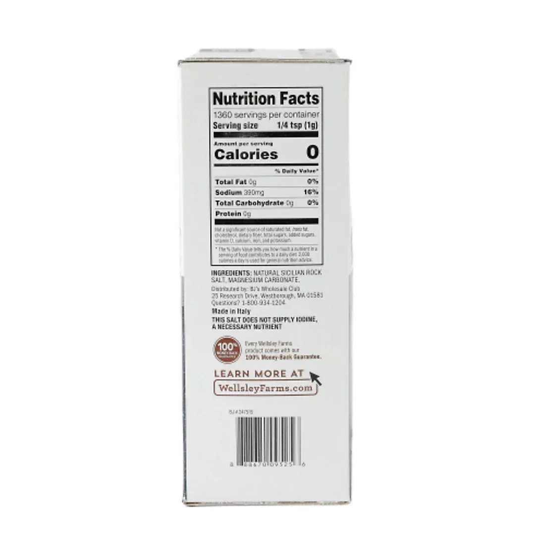 Wellsley Farms Fine Table Salt, 4 lbs. - Image 2
