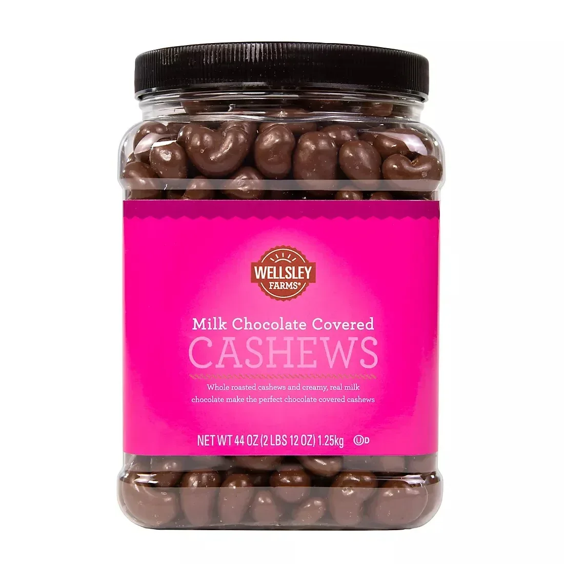 Wellsley Farms Milk Chocolate Covered Cashews, 44 oz.