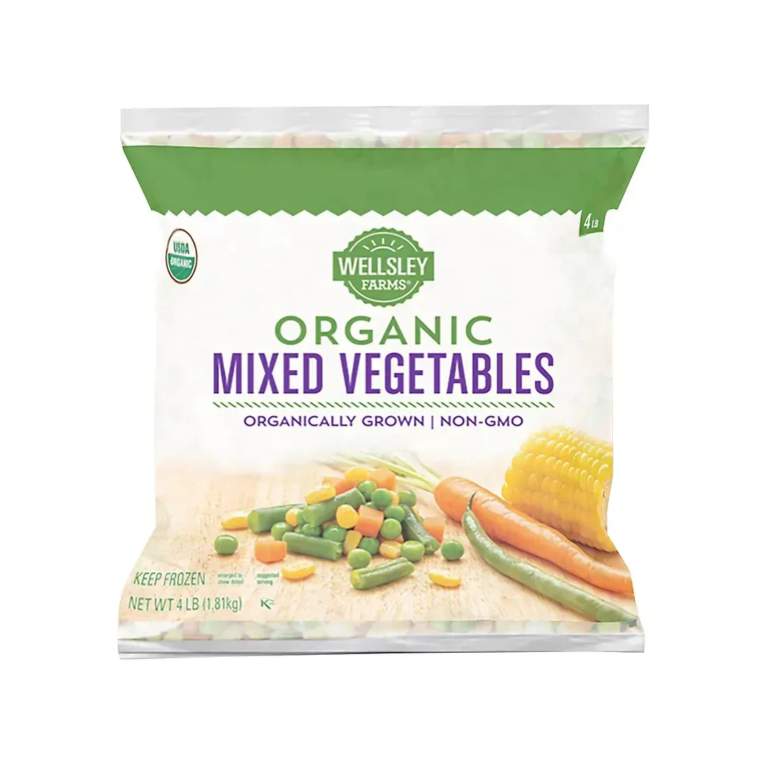 Wellsley Farms Organic Mixed Vegetables, 4 lbs.