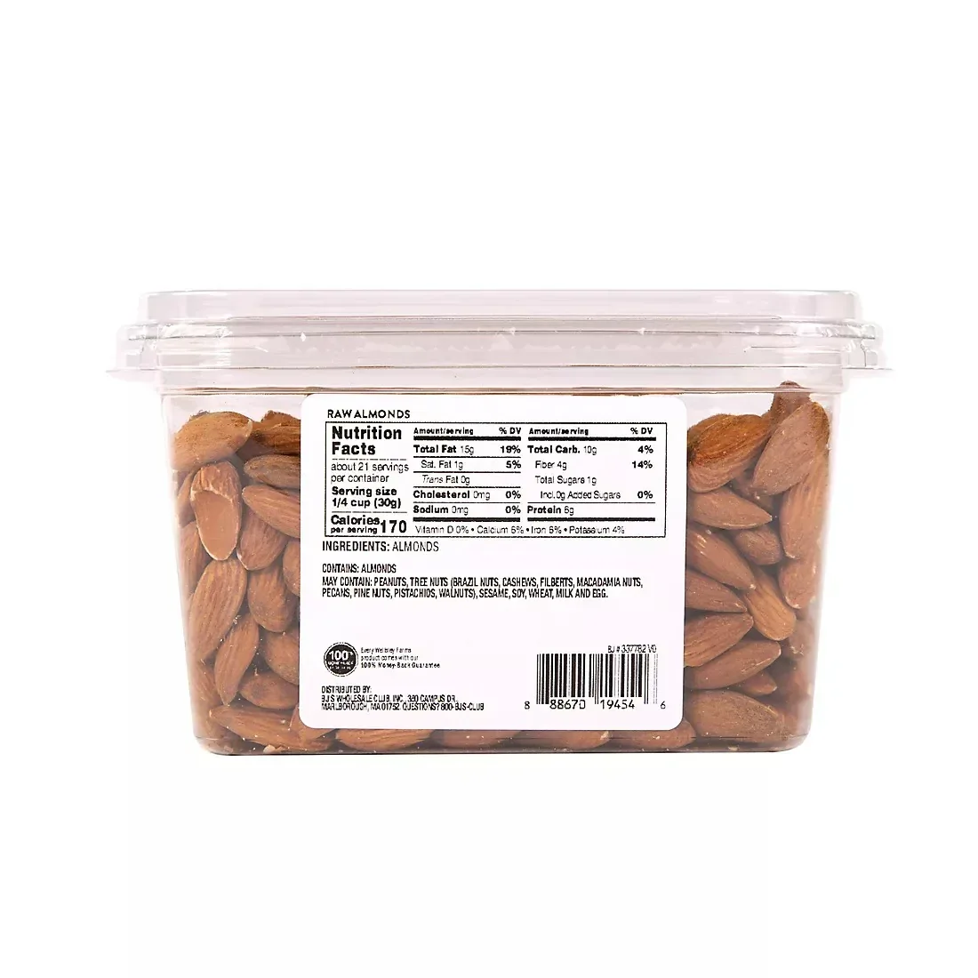 Wellsley Farms Raw Almonds, 22 oz. - Image 3