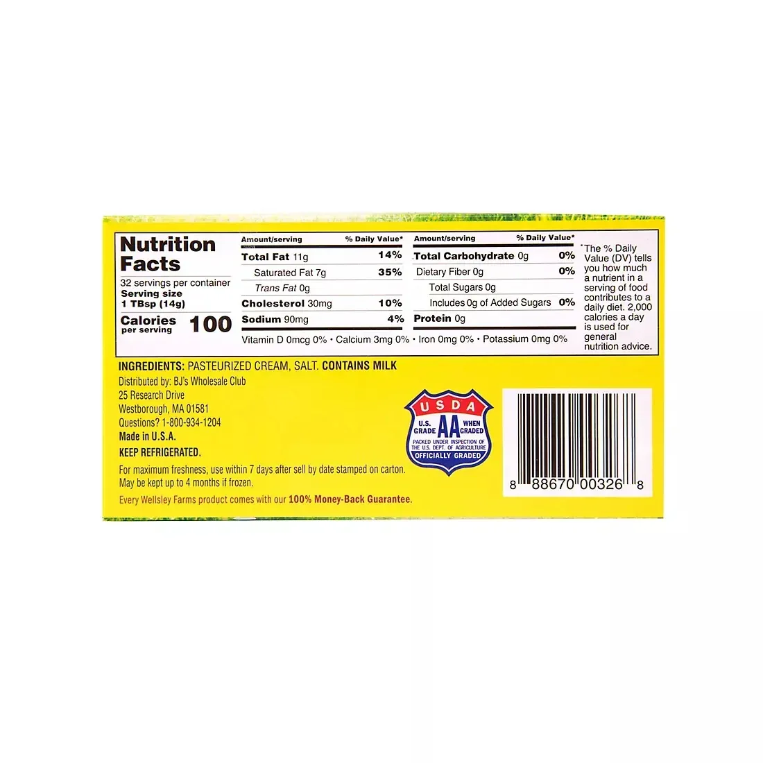 Wellsley Farms Salted Butter Quarters, 4 ct./1 lb. - Image 4