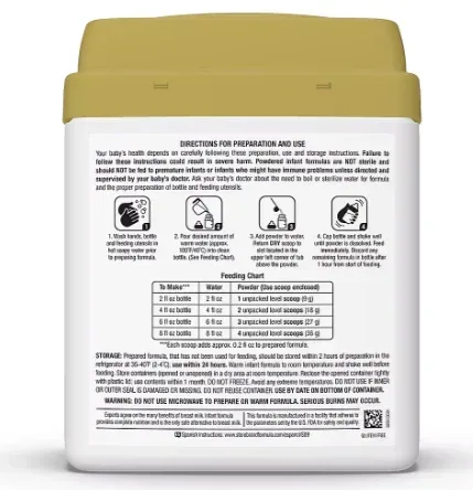 Wellsley Farms Sensitivity Premium Milk-Based Infant Formula with Iron, 48 oz - Image 2