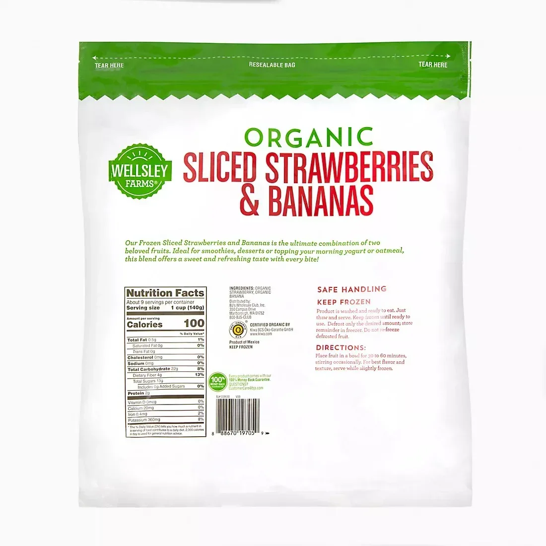 Wellsley Farms Sliced Strawberry and Banana Blend, 3 lbs. - Image 2